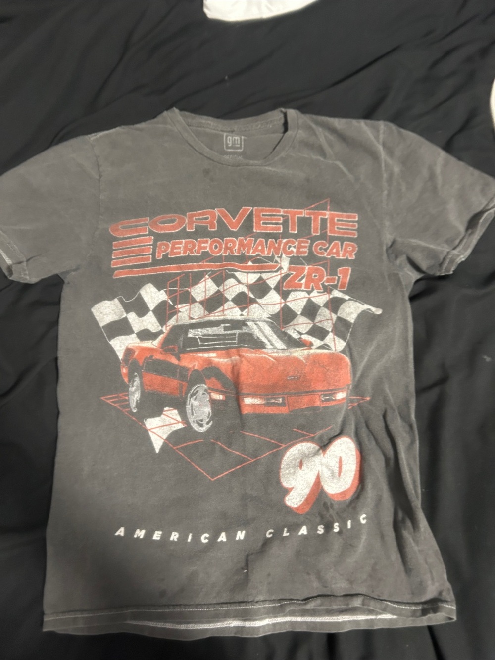 Corvette Performance Car ZR-1 Graphic Tee - Black & Red